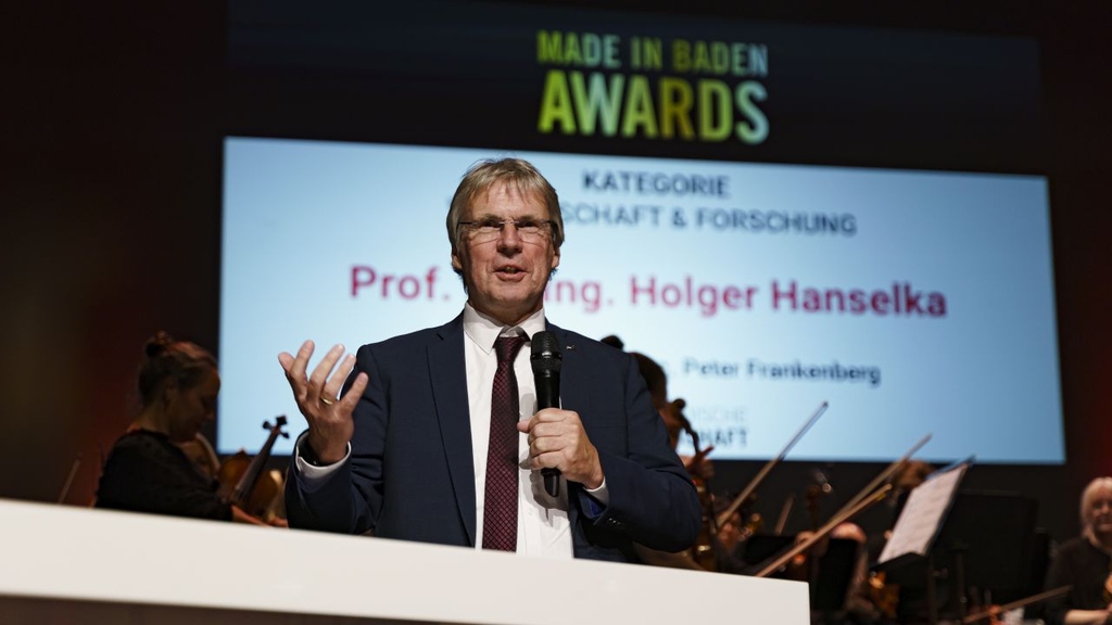 Made in Baden Award: Präsident des KIT ausgezeichnet