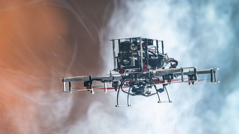 Drone Defense: Chains Bring Down Drones in a Controlled Way
