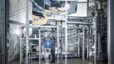 Markus Breig : Die NECOC-Versuchsanlage am KIT produziert festen Kohlenstoff aus klimaschädlichem CO2. (Foto: Markus Breig)