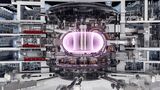 ITER Querschnitt eines künftigen Fusionskraftwerks mit dem mehr als 100 Millionen Grad Celsius heißen Plasma. (Grafik: ITER)
